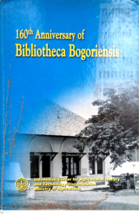 Image of 160th Anniversary of Bibliotheca Bogoriensis