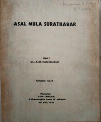Image of Asal Mula Surat Kabar