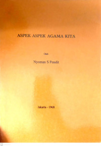Image of Aspek-Aspek Agama Kita