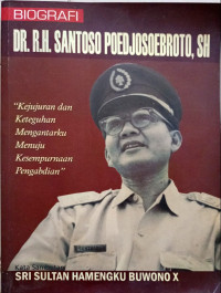 Image of Biografi DR. R.H. Santoso Poedjosoebroto SH.