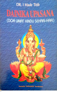 Image of Dainika Upasana (Doa Umat Hindu Sehari-hari)