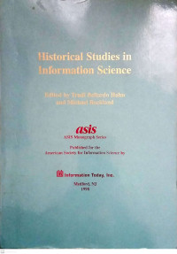 Image of Historical Studies in Information Sciences