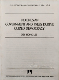 Image of Indonesian Government and Press During Guided Democracy