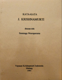 Image of Kata - Kata J. Krishnamurti