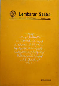 Image of Lembaran Sastra Seri Penerbitan Ilmiah