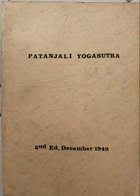 Image of Patanjali Yogasutra