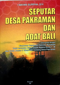 Image of Seputar Desa Pakraman dan Adat Bali