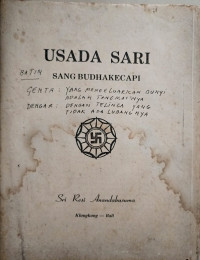 Image of Usada Sari : Sang Budhakecapi